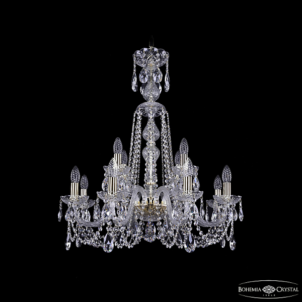 Подвесная люстра Bohemia Ivele 1402/8+4/240/XL-77 G