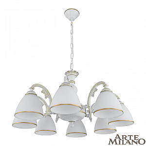 Подвесная люстра Arte Milano 340837/8 WT+G
