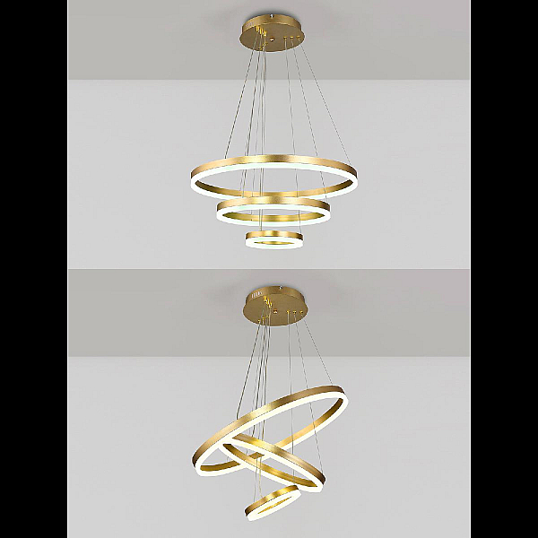Подвесная люстра Natali Kovaltseva Oreol LED LAMPS 81279