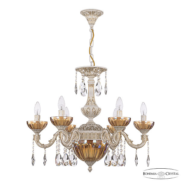 Подвесная люстра Bohemia Ivele Crystal AL79101P/6/175 A WMG P Shampan/M-1H