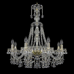 Подвесная люстра Bohemia Ivele Crystal 1409/8/240/XL-75 G