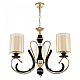 Подвесная люстра Arte Milano Florentia 302237/3 Bk/Gd