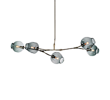 Подвесная люстра Delight Collection Bubble KG0579P-5 smoky