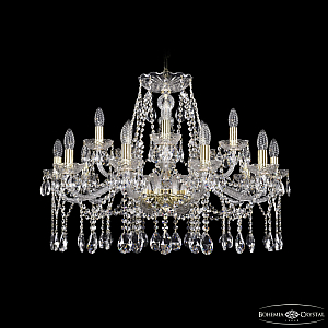 Подвесная люстра Bohemia Ivele Crystal 1413/10+5/300 G