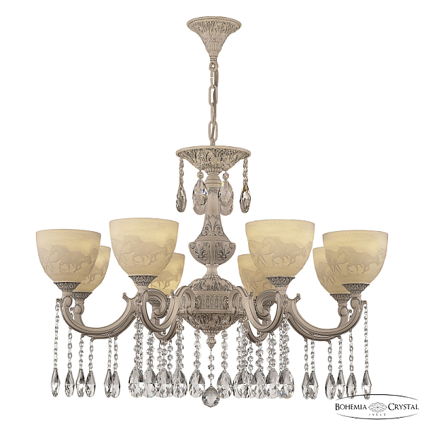 Подвесная люстра Bohemia Ivele Crystal AL78101/8/250 A WMN P1 U Horse