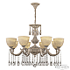 Подвесная люстра Bohemia Ivele Crystal AL78101/8/250 A WMN P1 U Horse