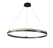 Подвесная люстра Crystal Lux FERNANDO SP88W LED BLACK/GOLD