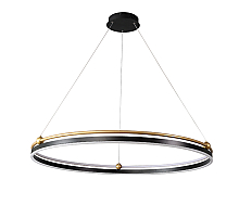 Подвесная люстра Crystal Lux FERNANDO SP88W LED BLACK/GOLD