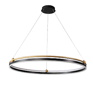Подвесная люстра Crystal Lux FERNANDO SP88W LED BLACK/GOLD