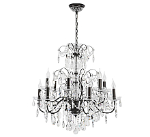 Подвесная люстра Crystal Lux ODELIS SP12 BROWN