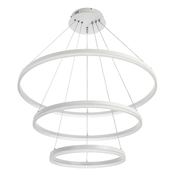 Подвесная люстра LED4U L1085-80-60-40 WH Подвесная люстра LED4U L1085-80-60-40 WH