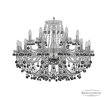 Подвесная люстра Bohemia Ivele Crystal 1409/12+6/300 Ni K731