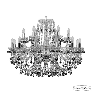 Подвесная люстра Bohemia Ivele Crystal 1409/12+6/300 Ni K731