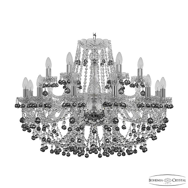 Подвесная люстра Bohemia Ivele Crystal 1409/12+6/300 Ni K731