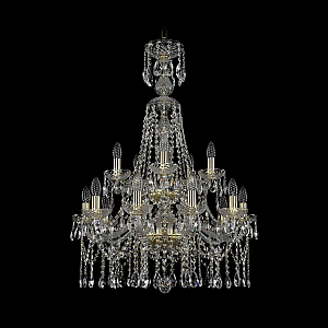 Подвесная люстра Bohemia Ivele Crystal 1413/10+5/220/XL-92/2d G