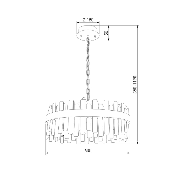 Подвесная люстра Bogates Sparkle 417/1 a067818