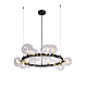 Подвесная люстра Crystal Lux Agata SP15 V2 Black/Transparente