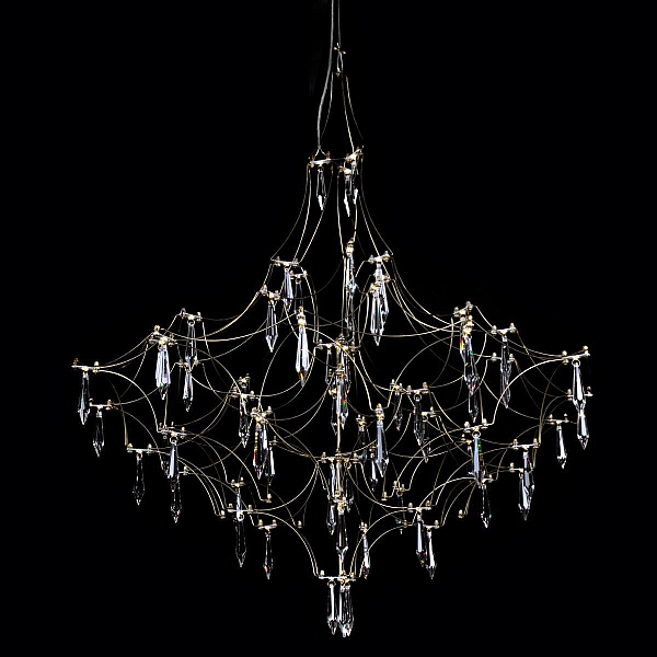Подвесная светодиодная люстра Loft IT Mira 10259/800 Gold Asfour