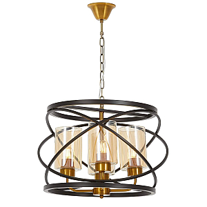 Подвесная люстра Lumina Deco LDP 8004-4 BK+MD