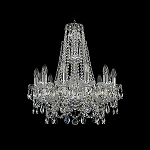 Подвесная люстра Bohemia Ivele Crystal 1411/12/195/XL-65 Ni
