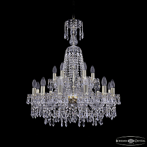 Подвесная люстра Bohemia Ivele Crystal 1403/12+6/240/XL-80 G