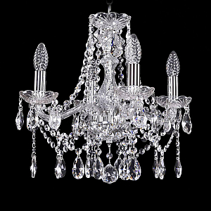 Подвесная люстра Bohemia Ivele Crystal 1413/4/141 Ni