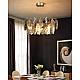 Подвесная люстра Delight Collection D8011P/R-600 gold/smoky