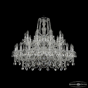 Подвесная люстра Bohemia Ivele Crystal 1411/20+10/360/2d Ni