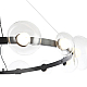 Подвесная светодная люстра Crystal Lux Bosque SP12 Black/Transparent