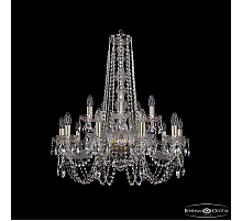 Подвесная люстра Bohemia Ivele Crystal 1402/10+5/240/h-75 G