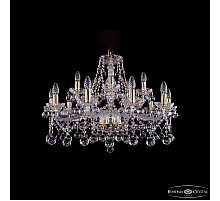 Подвесная люстра Bohemia Ivele Crystal 1413/10+5/300 G Balls