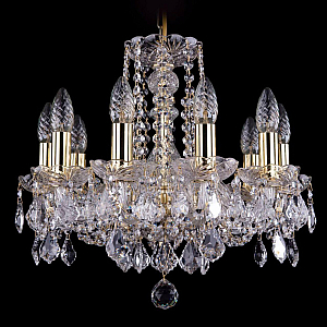 Подвесная люстра Bohemia Ivele Crystal 1402/10/141 G Leafs