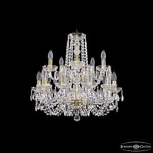 Подвесная люстра Bohemia Ivele Crystal 1402/10+5/195/2d G