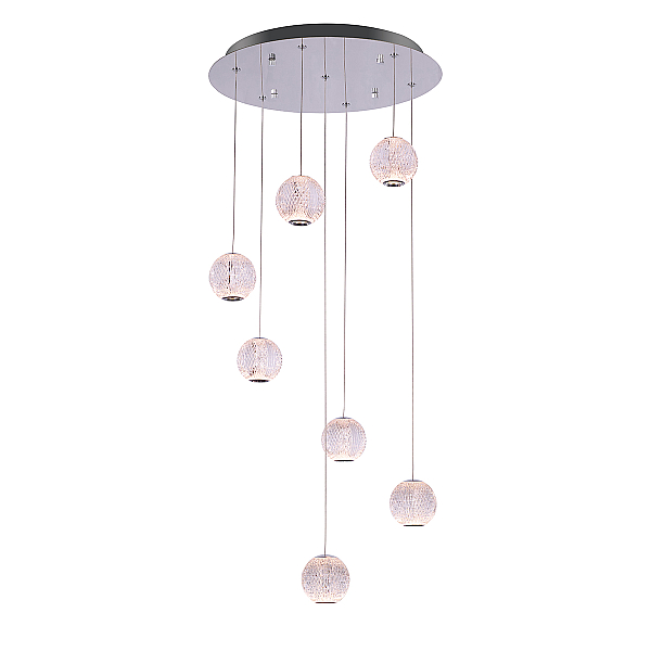 Подвесная люстра DeLight Collection Elliot Diamante MD20001012-7A chrome