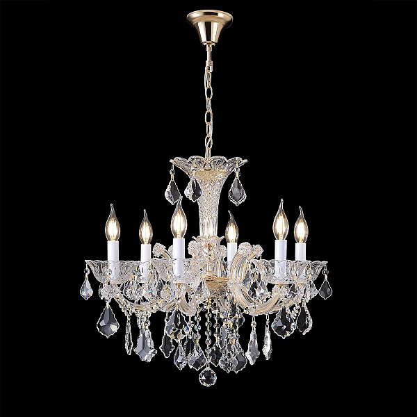 Подвесная люстра Crystal Lux CRISTELLE SP6 GOLD