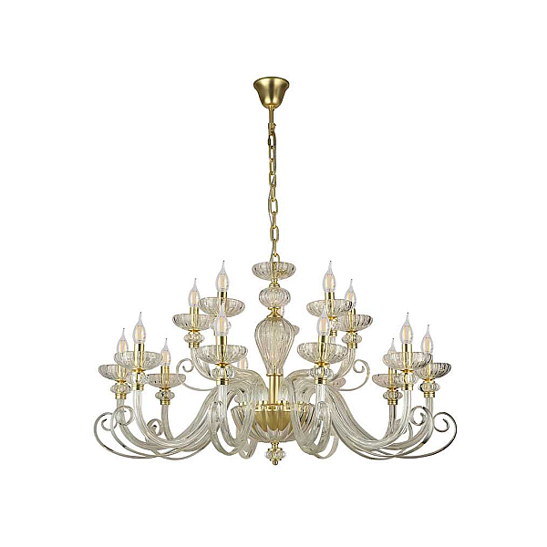 Подвесная люстра Newport 8620+5/C mat.soft gold clear М0071529