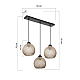 Подвесная люстра Toplight Lizbeth TL1612L-03BG