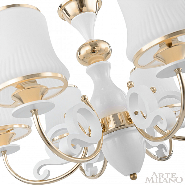 Подвесная люстра Arte Milano Florentia-1097 301097/6 Wh/Gd