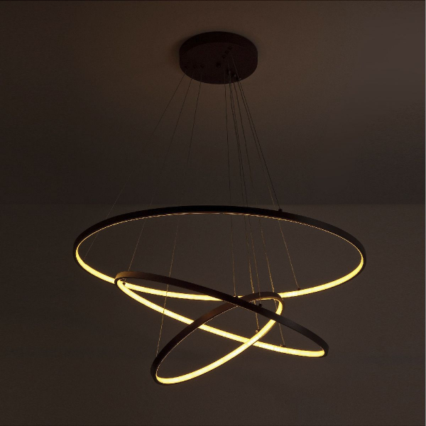 Подвесная люстра LED4U L5053-80-60-40 BR Подвесная люстра LED4U L5053-80-60-40 BR