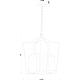 Подвесная люстра Arte Lamp Nuvola A7017SP-4BK