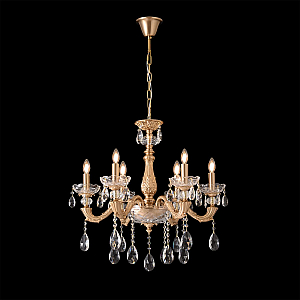 Подвесная люстра Crystal Lux ELIZABETH SP6 BRASS