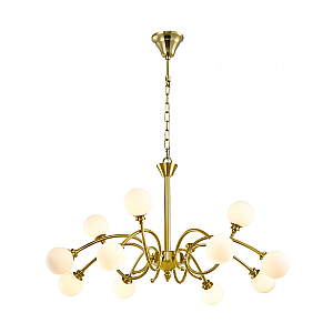 Подвесная люстра Milosh Tendence Lola 0927CL-12GD