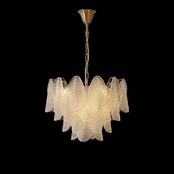 Подвесная люстра Crystal Lux EMILIA SP6 BRASS
