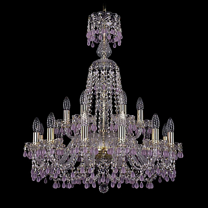 Подвесная люстра Bohemia Ivele Crystal 1410/12+6/240/XL-80 G V7010