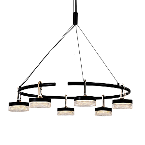 Подвесная люстра Delight Collection P0855-6C black