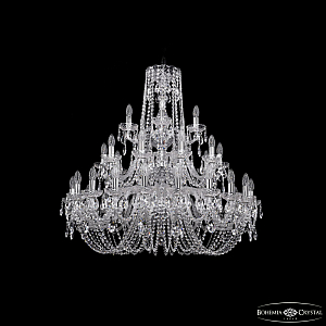 Подвесная люстра Bohemia Ivele Crystal 1402/20+10+5/360/3d Ni