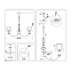Подвесная люстра Ambrella Light High Light Ceramo Classic LH75024
