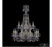 Подвесная люстра Bohemia Ivele Crystal 1402/10+5/240/XL-90/2d G