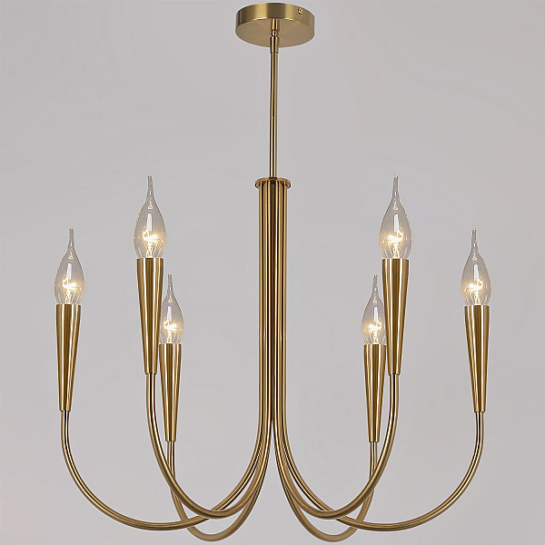 Подвесна люстра ILLUMICO IL0441-6P-79 BRASS VASE