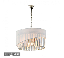 Подвесная люстра iLamp Casa P9508-4 Nickel